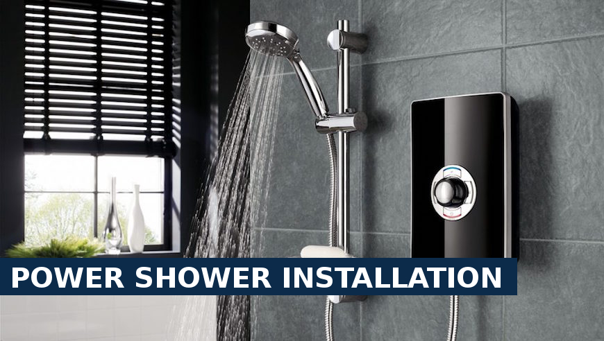 Power shower installation Pinner
